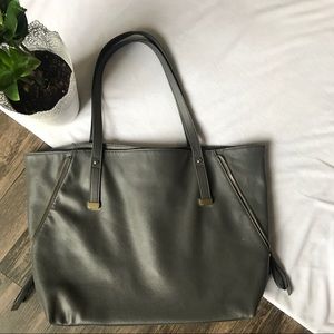 Grey Two in One Tote Bag